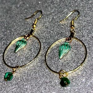 Unique handmade shell earrings